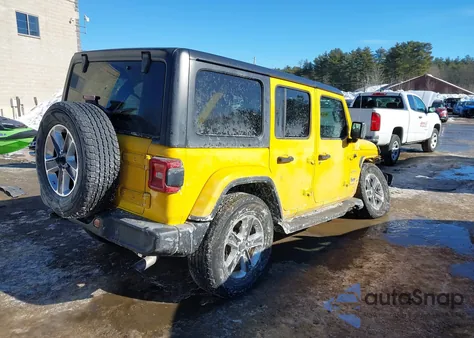 2021 Jeep Wrangler Unlimited Sahara 4X4 from USA, damaged, VIN 1C4HJXEN1MW551067